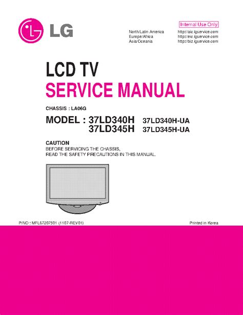 Lg 37LD340H Manuals 